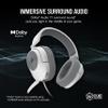 Corsair HS55 Surround v2 Multiplatform Gaming Headset  Dolby Atmos  Lightweight  Memory-Foam Leatherette  Omni-Directional Microphone  PC, Mac, PS5/PS4, Xbox Series X|S, Switch, Mobile  White view 2