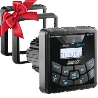 G5072106 Gift for Him in-Dash Mount Square Gauge Stereo for Boats G50-72106