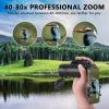 EKsma HD 80X100 Monocular Telescope, Monoculars for Adults High Powered with Smartphone Holder & Tripod, BAK-4 Prism Monocular for Stargazing Hunting Wildlife Bird Watching view 4