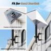Gen 3 Starlink Mount for RV Ladder & Roof Rack, Adjustable With Pipe Adapter for Pole/Roof/Camper/Railing Use, Compatible With Starlink Gen3 view 4
