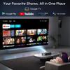 4K HDR Projector 1400 ANSI Ultra HD Portable Smart Projector with Wifi6 and Bluetooth, HDMI eARC, DD+, NFC, Auto Focus for Home Theater, Outdoor Movie, Bedroom view 2
