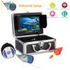KJLYLPP Portable Underwater Fishing Camera DVR, Video Fish Finder with 9" HD LCD Monitor 1080P Camera, for Ice Lake Boat Fishing 24pcs Infrared and Cool LED Lights (50M Cable) view 2