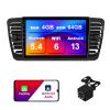 4+64G Android 13 Double Din Car Stereo for Subaru Legacy Outback 2005-2009 with 9 Inch Touchscreen Radio Built-in Wireless Carplay/Android Auto/GPS/Bluetooth/FM/Steering Wheel Controls/Backup Camera view 1