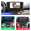 4+64G Android 13 Double Din Car Stereo for Subaru Legacy Outback 2005-2009 with 9 Inch Touchscreen Radio Built-in Wireless Carplay/Android Auto/GPS/Bluetooth/FM/Steering Wheel Controls/Backup Camera view 2