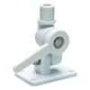 12 19500 Deck Mount VHF White Nylon Antenna Ratchet Mount for Boats 12 19500 view 1