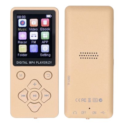 64GB MP3 Player MP4 Player, Portable MP3 Music Player with Bluetooth 5.0, 1.8 LCD Display, MP3 Player w Speaker Video Ebook Picture Recording, Lossless Sound MP3 MP4 Music