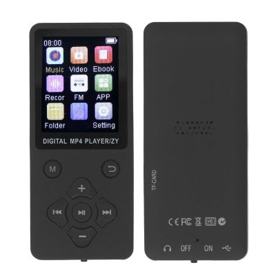 64GB MP3 Player MP4 Player, Portable MP3 Music Player with Bluetooth 5.0, 1.8 LCD Display, MP3 Player w Speaker Video Ebook Picture Recording, Lossless Sound MP3 MP4 Music