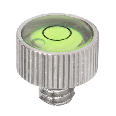 Camera Level Hot Shoe Level, Stainless Steel Camera Bubble Level with 1/4 Inch Thread, Bubble Spirit Level Standard Shoe Mount Camera Bubble Level for Camera Tripod Cage Rig