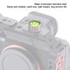 Camera Level Hot Shoe Level, Stainless Steel Camera Bubble Level with 1/4 Inch Thread, Bubble Spirit Level Standard Shoe Mount Camera Bubble Level for Camera Tripod Cage Rig view 4