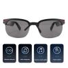 ASHATA Smart Audio Glasses, Polarized Sunglasses with Bluetooth Speaker, IP67 Waterproof, Outdoor Riding Driving Sunglasses, Cycling Smart Audio Sunglasses Open Ear Speaker view 2