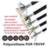ASDJKL Communication Equipment TRVVP Polyurethane Tow Chain Shielding Cable 2-12 core 26-15AWG Pure Copper UV Resistant Corrosion and Oil Resistant Optical Fiber Cable(3 cores 5meters,18 AWG 0.75MM) view 2