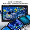 KJLYLPP Underwater Fish Finder, 9 Inch Portable Fishing Camera with 38 Adjustable IR & White LED Lights, 1200TVL, with Water Temperature/Depth Measurement (50M) view 2