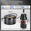 KJLYLPP Underwater Fish Finder, 9 Inch Portable Fishing Camera with 38 Adjustable IR & White LED Lights, 1200TVL, with Water Temperature/Depth Measurement (50M) view 4