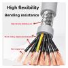 Communication Equipment Towline Shielded Cable 26-17AWG 10-20core PVC Flexible Wire Resistance to Bending Corrosion Resistant Pure Copper Wire Optical Fiber Cable(12C 1meter,0.15MM 26 AWG) view 3