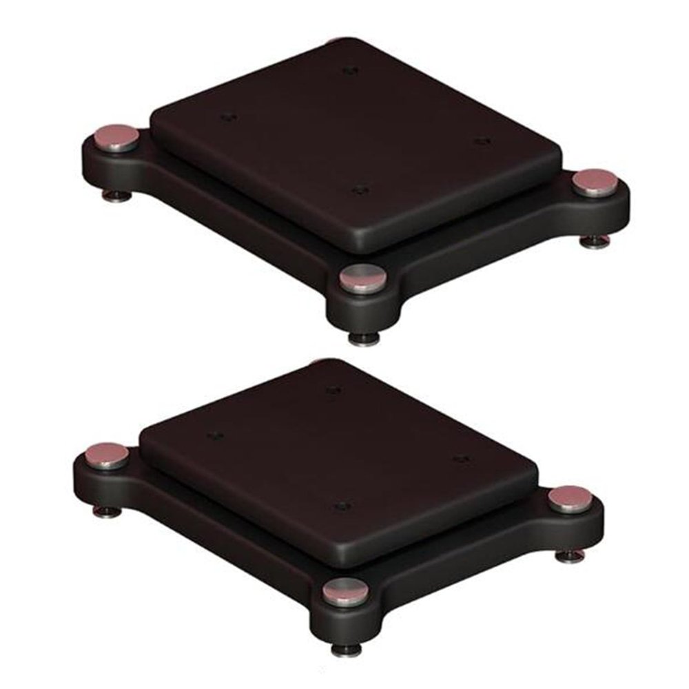 HYDTGZ 2 Floors Subwoofer Speaker Stands, Isolation Stands Speaker Isolation Floor Subwoofer Audio Isolation Platform with Foot Spikes for Standard Speaker,2 pcs,22 * 28cm