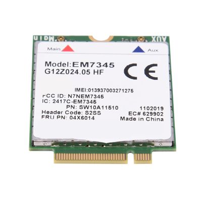 EM7345 LTE HSPA Support SIM Open Card WWAN Module with High Speed Internet Access for Thinkpad X250 X1C W550 T450 X240 T440