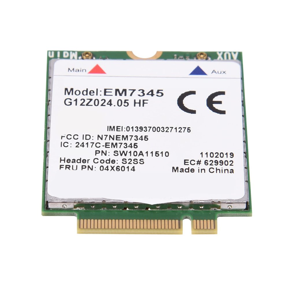 EM7345 LTE HSPA Support SIM Open Card WWAN Module with High Speed Internet Access for Thinkpad X250 X1C W550 T450 X240 T440