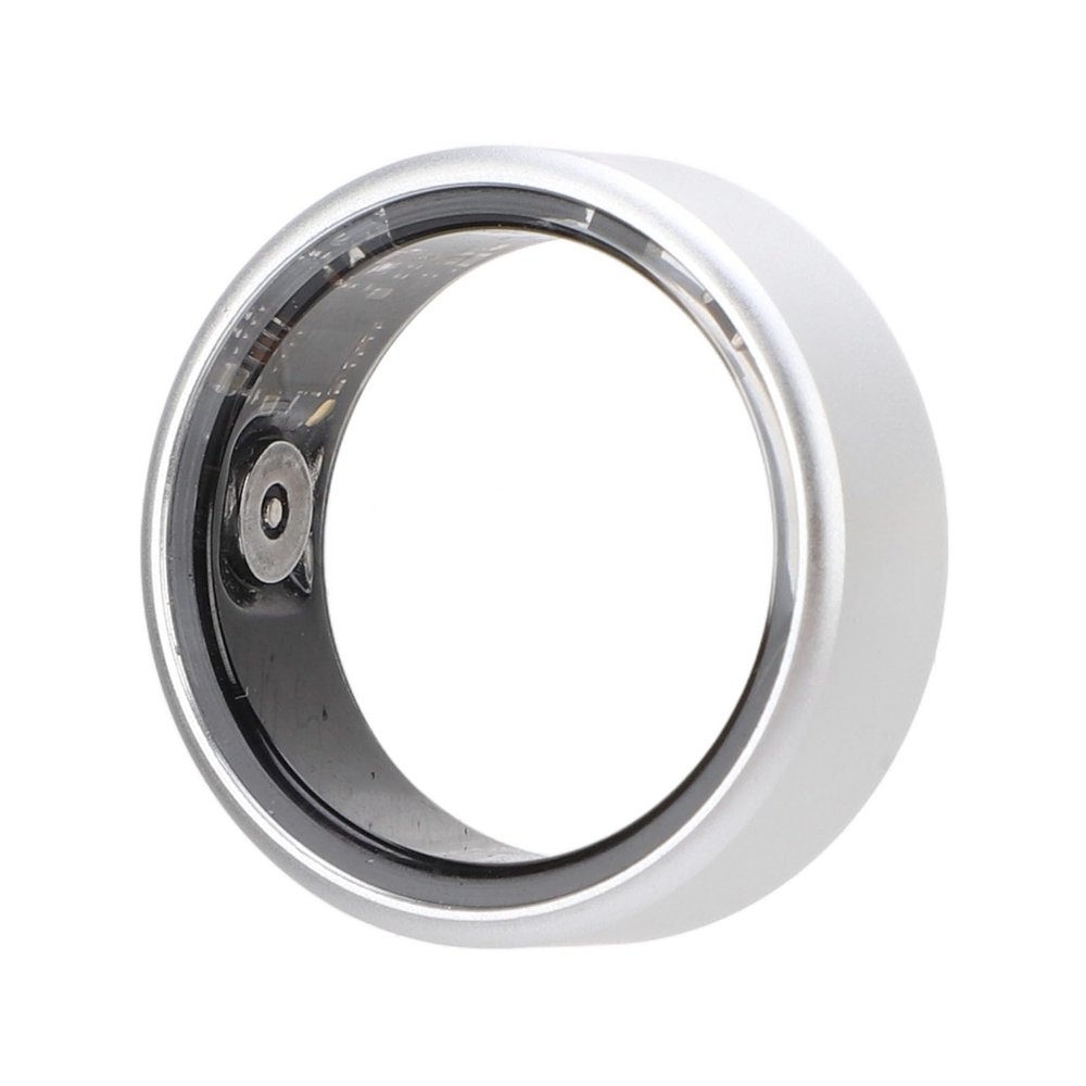 ASHATA Smart Ring Fitness Tracker, Smart Ring Health Tracker, Health Rings for Women and Men Multi Sports Modes Gesture Camera Control Wearable Ring with Charging Case (9#)