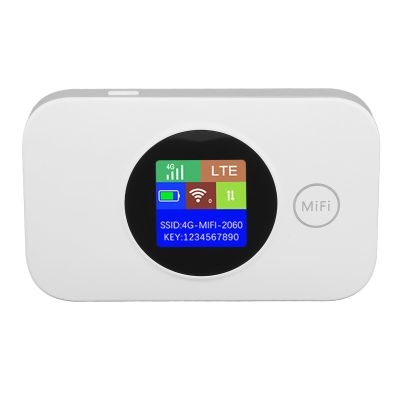 4G LTE Mobile Hotspot, Portable Device for Home Office Travel with 3000mAh Battery, Micro SIM Card Slot, Supports 8-10 Users Sharing, for Home Office Travel (Asian Version)