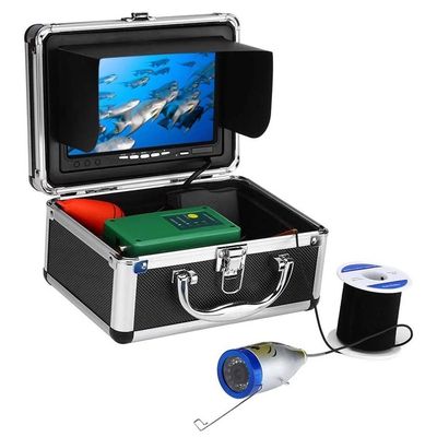 KJLYLPP Underwater Fishing Camera, 9.0 Inch Screen, 1000TVL Fishing Camera, 30Pcs IR and White LED Lights, for Ice Lake Sea Boat Kayak (50M Cable)