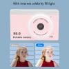 Digital Camera, HD 1080P Camera, 50MP Vlogging Camera with 8X Zoom, Front Rear Dual Cameras, 2.4 Inch Screen Compact Camera for Boys Girls Kids Teens (Pink) view 3