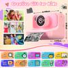 Kids Camera Instant Print, Kids Camera 1080P HD Video Digital Camera, Christmas Birthday Gifts for Girls and Boys, Toddler Toy for 3-12 Years Old view 2