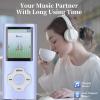 MP3 Player MP4 Player, Portable MP3 Music Player, 1.8 LCD Display, MP3 Player w Speaker Video FM Ebook Photo Viewer Recording, Lossless Sound MP3 MP4 Music Player (Blue Purpl) view 3