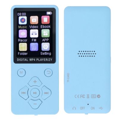 64GB MP3 Player MP4 Player, Portable MP3 Music Player with Bluetooth 5.0, 1.8 LCD Display, MP3 Player w Speaker Video Ebook Picture Recording, Lossless Sound MP3 MP4 Music