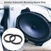 RATCHROLL Speaker Spacer Ring Tweeter Speaker Spacer Adapter for Toyota for Nissan Waterproof Speaker Subwoofer Mounting Spacer Bracket Ring ABS 2 Pcs view 2