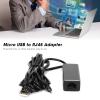 QANYEGN Micro USB to RJ45 Adapter, Ethernet LAN Network Adapter, Network Adapter with Power Supply Cable for TV Sticks view 4