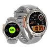 2024 GPS Smart Watch, 1.43 AMOLED Always-On Display, 50M Swimming Waterproof, 170+ Sports Mode, 500mAh Battery, Make&Answer Call Smartwatch for Men Women, Fitness Watches for iOS and Android (Silver) view 1