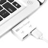 Concentrator, 2 Port Splitter Connector Small Sturdy Convenient for Laptop Travel Home Use (White) view 3