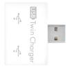 Concentrator, 2 Port Splitter Connector Small Sturdy Convenient for Laptop Travel Home Use (White) view 4