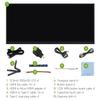12.3inch Capacitive Touch Display, In-Cell Technology, 1920x720 High Resolution, Full Color, Supports Raspberry Pi OS/Ubuntu/Kali/Retropie, Supports Windows 11/10/8.1/8/7 (12.3inch 1920x720 LCD) view 2