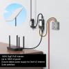 PoE Injector, 150W GigE PoE Injector Kit with to RJ45 Adapter and DC Step UP Converter 12V to 48V 6A Gigabit PoE Power Adapter Compatible with V2 Dish view 2