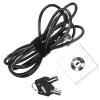 Laptop Cable Lock, Flexible Galvanized Steel 180 Degree Rotating Laptop Cable Lock for Laptops for Projectors view 3