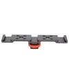 QANYEGN Hot Shoe Mount Adapter, Triple Hot Shoe Mount Plate Bracket, Hot Shoe Extension Flash Bracket for Camera Mobile Phone (Gray) view 1
