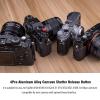 Easy to Install 0.40 Inch Tapered Thread Interface Shutter Release, Aluminum Alloy Shutter, 4 Pieces for Fuji view 3