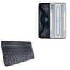 BoxWave Keyboard Compatible with Black Shark 2 Pro - SlimKeys Bluetooth Keyboard, Portable Thin with Chiclet-Style Keys - Jet Black view 1
