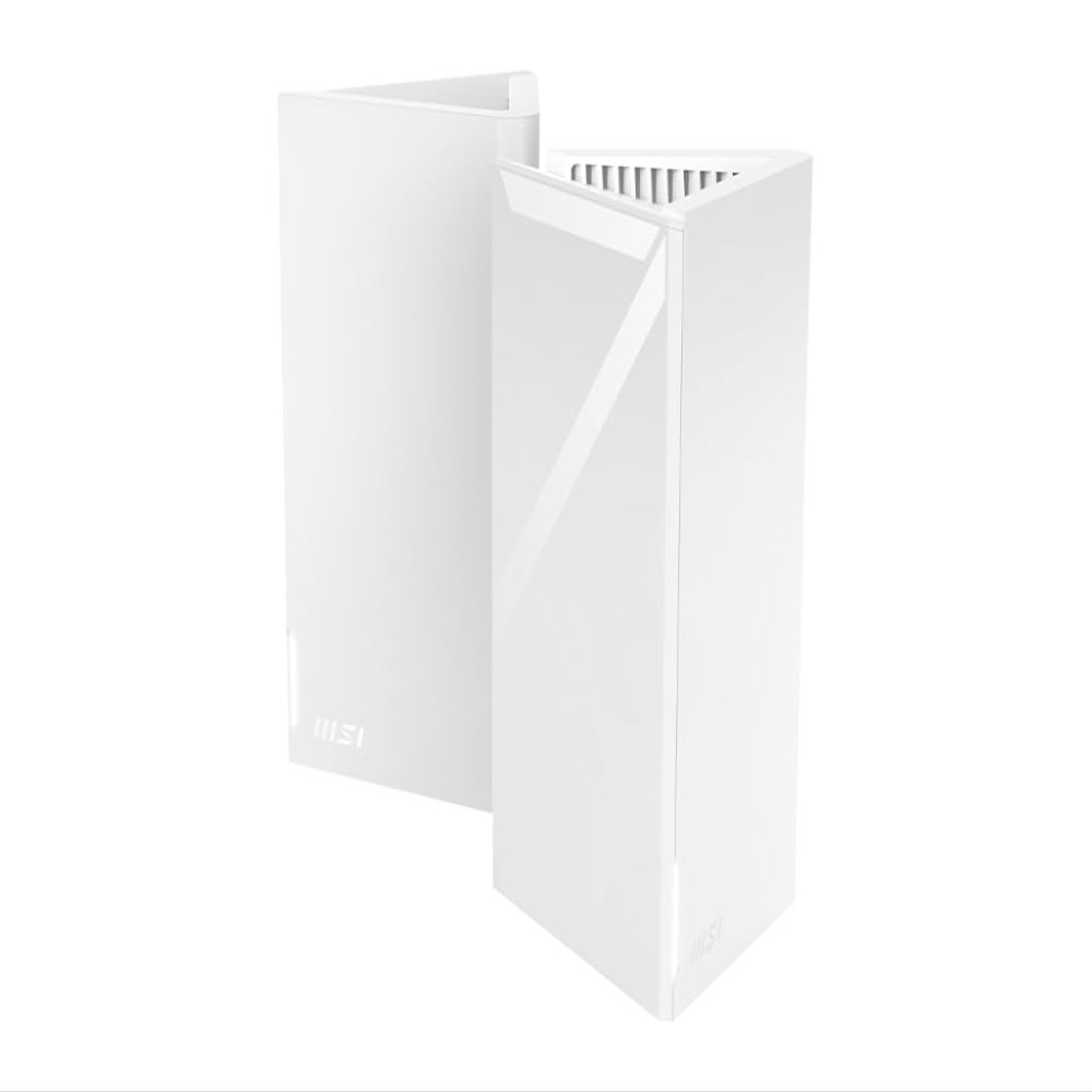MSI Roamii BE Lite Mesh System - 2 Pack (WiFi 7, BE 5000, Up to 5,800 sq.ft. of Coverage, Supporting 120+ Devices, 2.5Gbps Ethernet Port, MU-MIMO MLO)