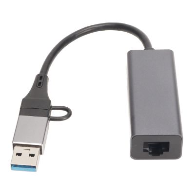 USB C to Ethernet Adapter, Type C to RJ45 Gigabit Ethernet Adapter, 10 100 1000Mbps Self Adaptive Ethernet LAN Network Adapter USB 3.0 2.0, for for Vista, 7, 8, 10, 11, for OS