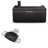 BoxWave Smart Gadget Compatible with NUX Mighty Space - AllReader SD Card Reader, microSD Card Reader SD Compact USB - Jet Black view 1