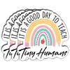 (3Pcs) It is A Good Day to Teach Sticker, Waterproof Vinyl Teacher Gifts Decals for Water Bottles, Tumblers, Books, Phones, Laptops, Size 3 Inch view 1