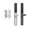 QDVOPHZA Tuya WiFi APP Waterproof Outdoor Fingerprint Password Keyless Smart Electronic Door Lock Aluminum Glass Sliding Smart Door Lock(Black 3585) view 1