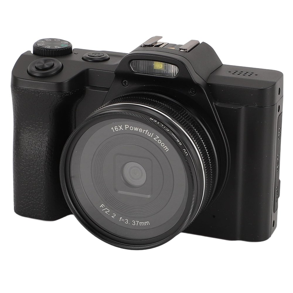 5K Digital Camera for Photography, 48MP Autofocus Vlogging Camera with 58mm Lens, Compact Travel Video Camera with Flash, 16X Zoom, 3.5inch Screen