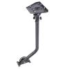 Satellite Dish Antenna Mount, 360and 160 Full Range Adjustable Weatherproof J Pole Mounting Bracket for Roof or Wall Installation, Hardware Included, Satellite Long Pole Mount view 1