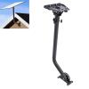 Satellite Dish Antenna Mount, 360and 160 Full Range Adjustable Weatherproof J Pole Mounting Bracket for Roof or Wall Installation, Hardware Included, Satellite Long Pole Mount view 4