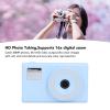 VBESTLIFE Digital Camera, UHD 4K Vlogging Camera, 48MP 16X Digital Zoom Digital Camera, Portable Compact Point and Shoot Camera for Teens Adult Beginner (Blue) view 2
