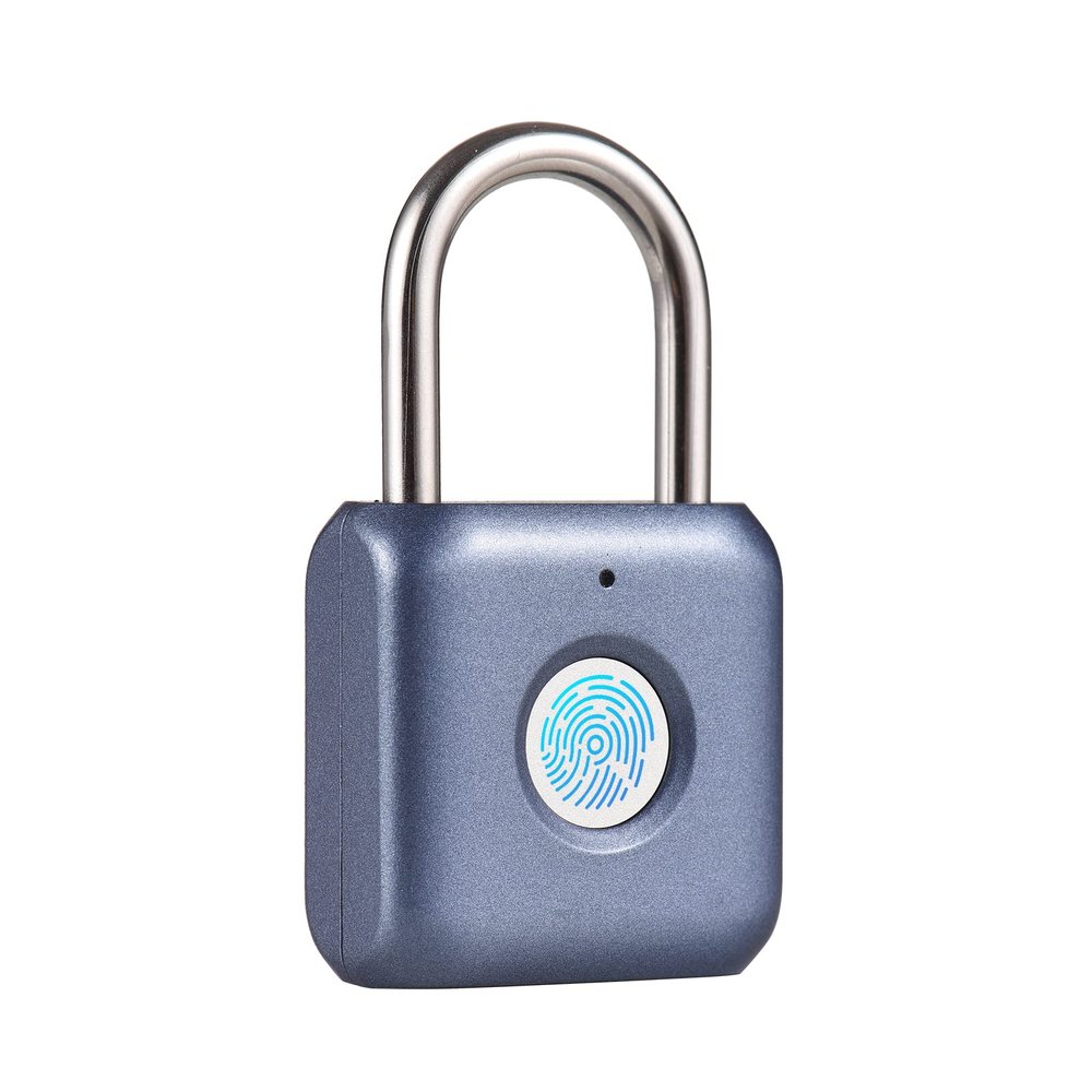 Fingerprint Padlock USB Rechargeable Electronic Lock for Doors, Cabinets, Bikes, Backpacks