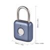Fingerprint Padlock USB Rechargeable Electronic Lock for Doors, Cabinets, Bikes, Backpacks view 3